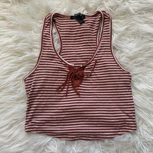 Striped Crop Top